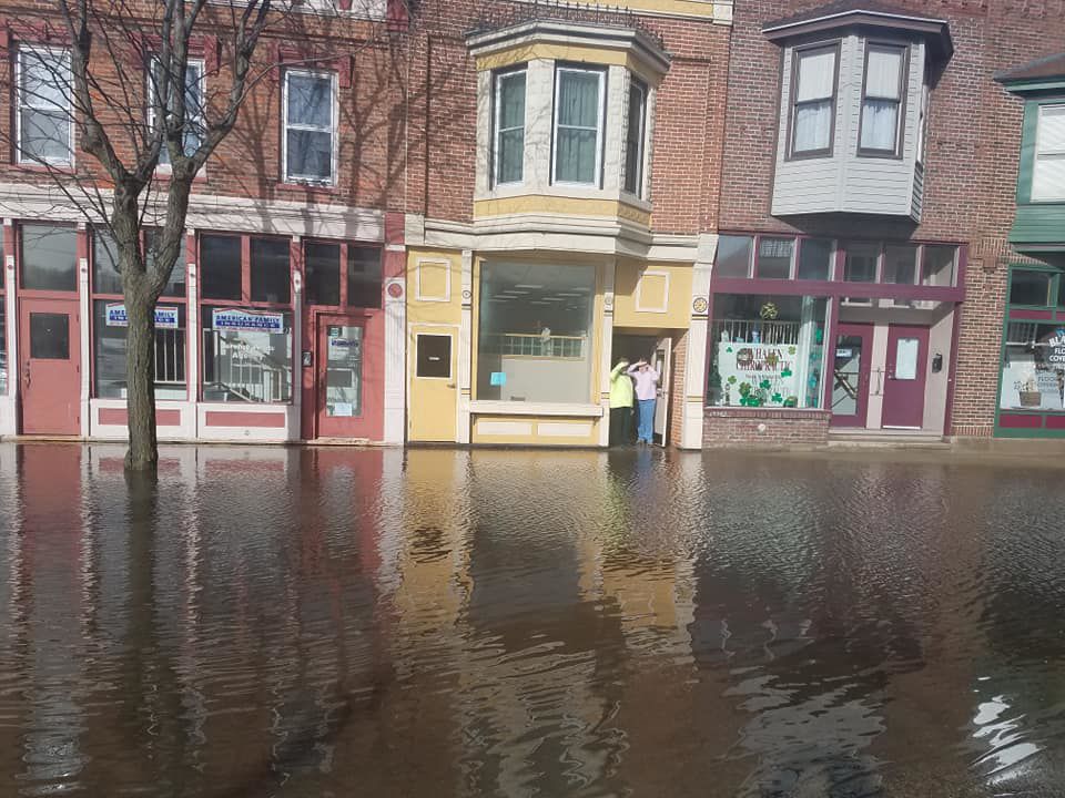 Flooding in Darlington